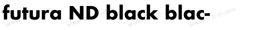 futura ND black blac字体转换 futura ND black blac字体转换